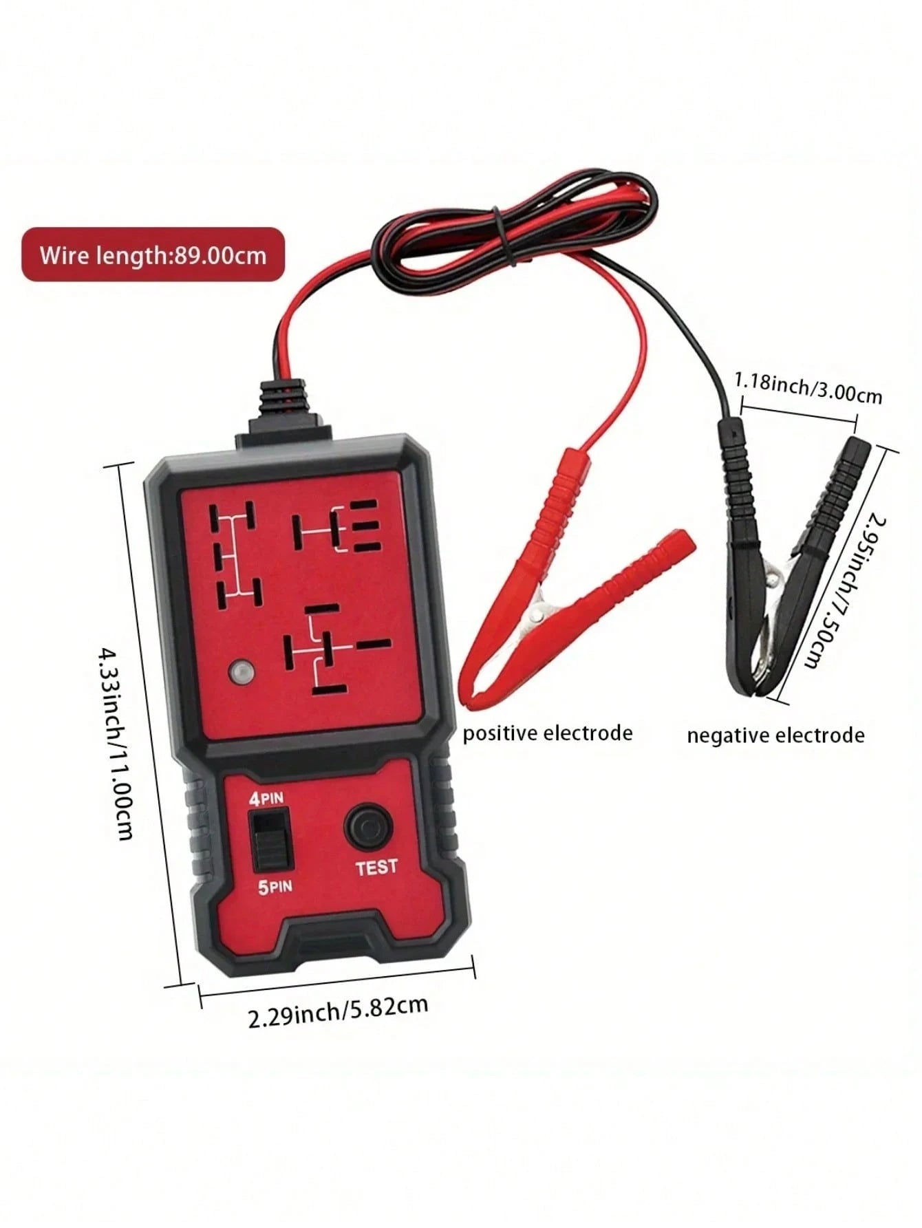 Car Battery Checker Electronic Test Car Relay Tester Diagnostic Tools Automotive Accessories