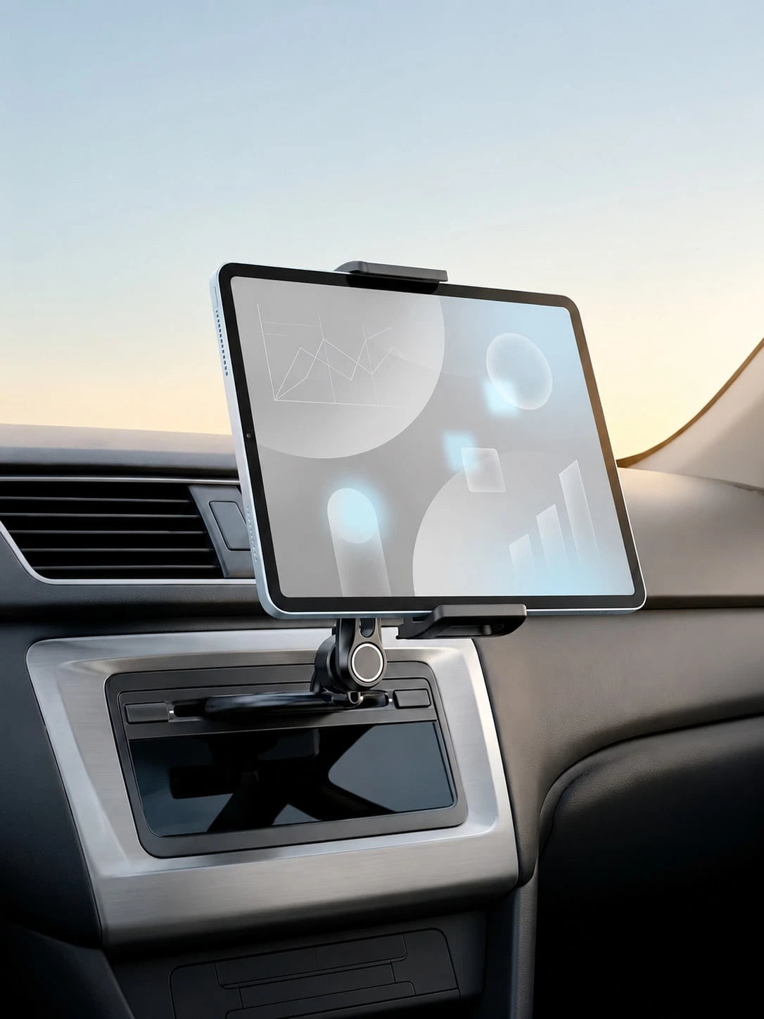 Car CD Slot Phone & Tablet Holder, 360° Rotating Adjustable Multi-Joint Arm Phone Mount, Universal Stable CD Player Slot Installation Base, Suitable For Smartphones, Mini Tablets Car Navigation Access