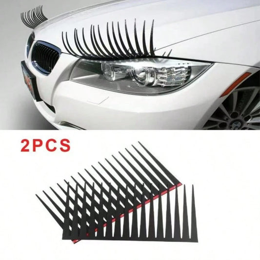 Car Eyelash Stickers Headlights Eyelash Stickers Personalized Stickers Cute Fake Eyelash Stickers