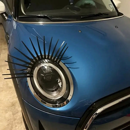 Car Eyelash Stickers Headlights Eyelash Stickers Personalized Stickers Cute Fake Eyelash Stickers