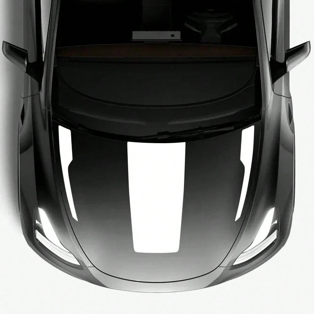 Car Hood Blackout Vinyl Sticker Front Bumper Vinyl Film Decal For Waterproof Auto Exterior Decoration Accessories