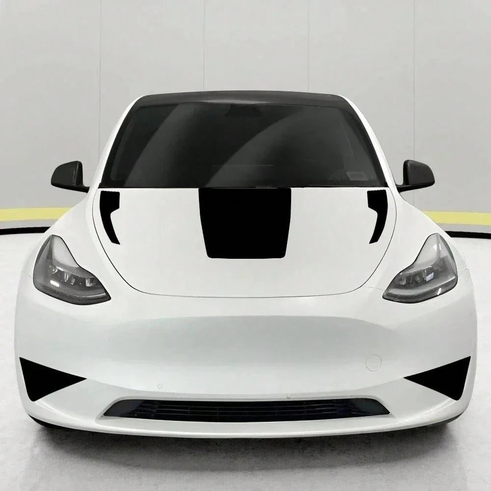 Car Hood Blackout Vinyl Sticker Front Bumper Vinyl Film Decal For Waterproof Auto Exterior Decoration Accessories