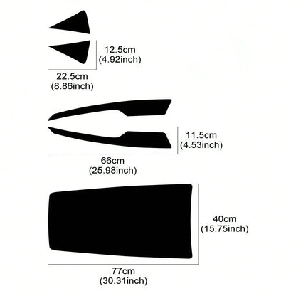 Car Hood Blackout Vinyl Sticker Front Bumper Vinyl Film Decal For Waterproof Auto Exterior Decoration Accessories