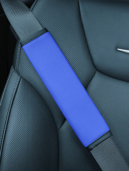 Car Seat Belt Shoulder Pad, Basketball Textured Embossed Dot Shaped Anti Slip Artificial Leather Seat Belt Cover, General Motors SUV Truck Wear-Resistant Shoulder Pad