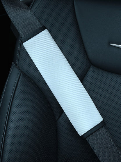 Car Seat Belt Shoulder Pad, Basketball Textured Embossed Dot Shaped Anti Slip Artificial Leather Seat Belt Cover, General Motors SUV Truck Wear-Resistant Shoulder Pad
