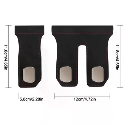 Car Seat Hook Passenger Storage Box Hook Metal Hook Suitable For High Load Capacity Luxury Velvet Large Capacity Car Handbag Hook