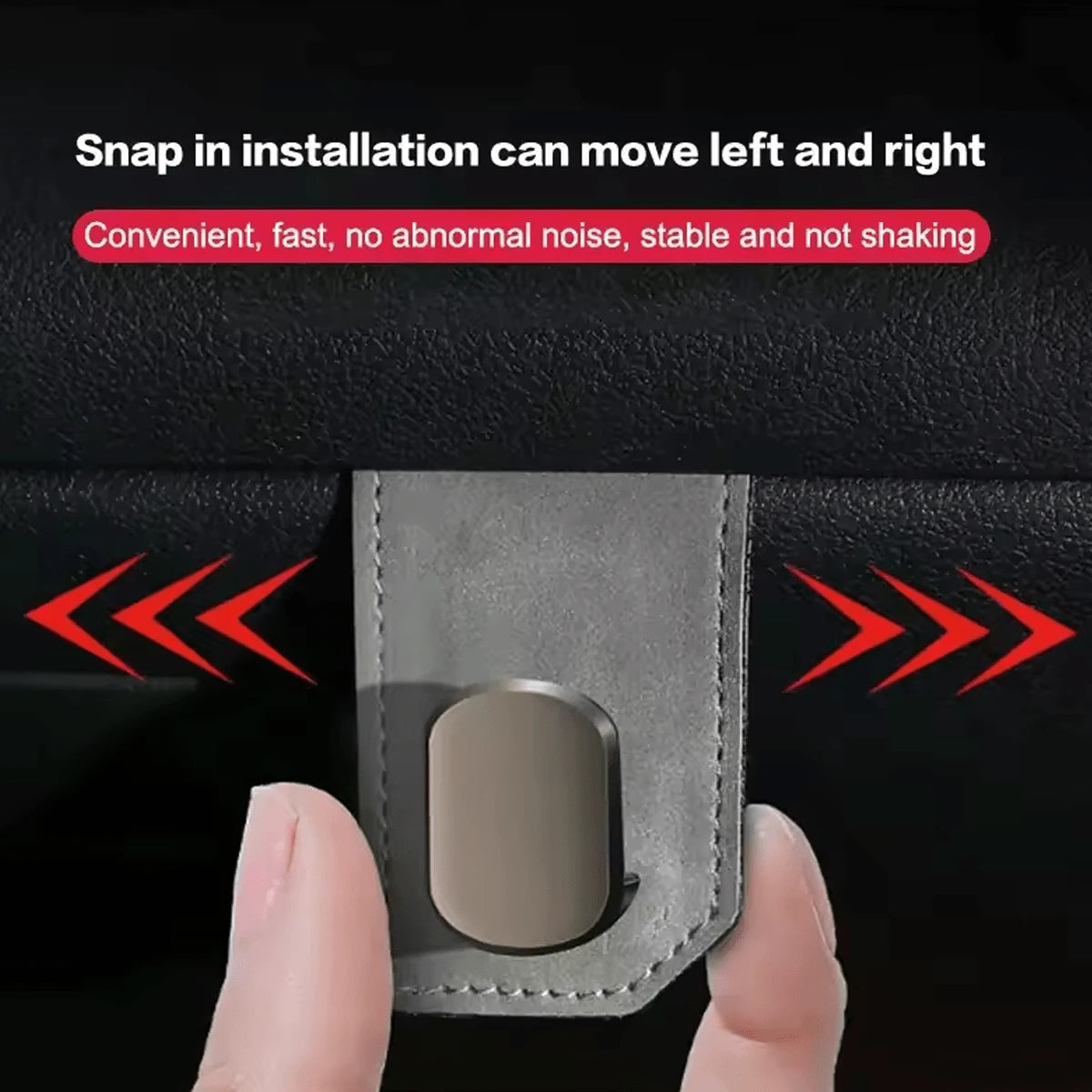 Car Seat Hook Passenger Storage Box Hook Metal Hook Suitable For High Load Capacity Luxury Velvet Large Capacity Car Handbag Hook