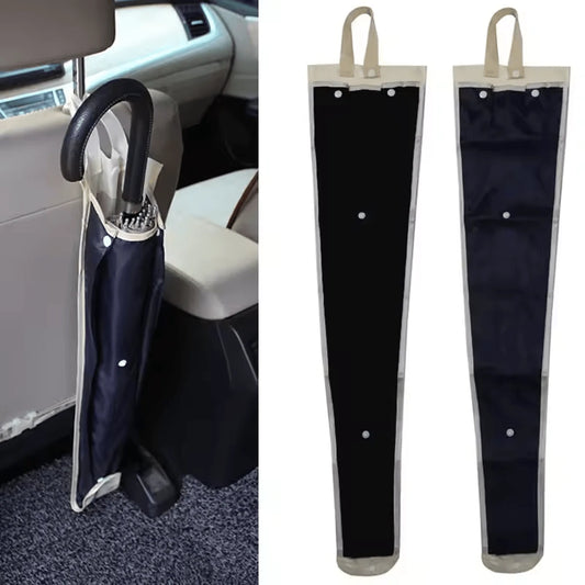Car Waterproof Umbrella Sets Foldable Umbrella Cover Sheath Storage Bag Carrier Cover Umbrella Stands Car Accessories Storage