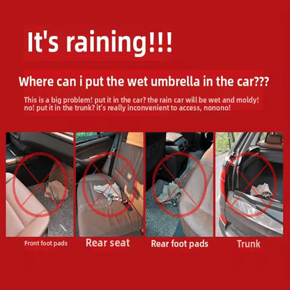 Car Waterproof Umbrella Sets Foldable Umbrella Cover Sheath Storage Bag Carrier Cover Umbrella Stands Car Accessories Storage