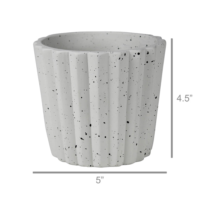 Cast Cement Cachepot, Assorted Sizes