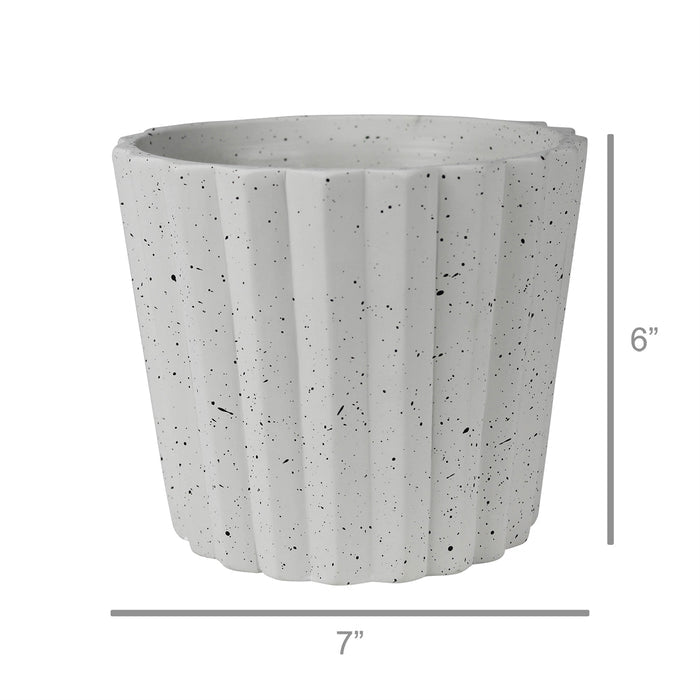 Cast Cement Cachepot, Assorted Sizes