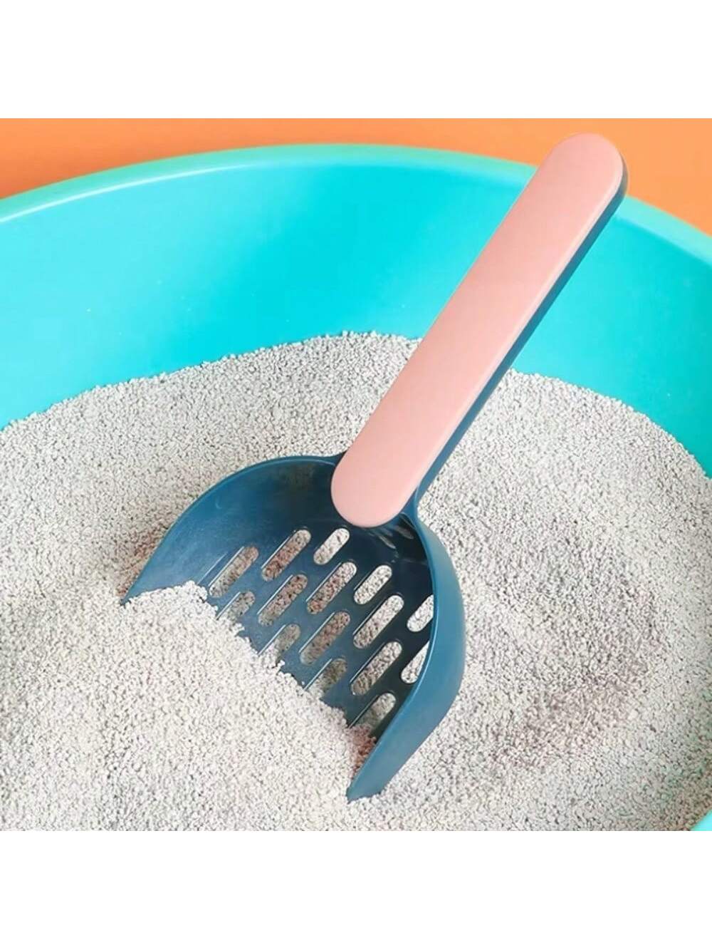 Cat Litter Scoop Plastic Cat Litter Shovel With Base Self Cleaning Cat Litter Box Shovel Kitten Toilet Clean Tools Cat Supplies