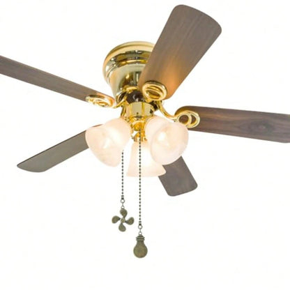 Ceiling Fan Pull Chain, 4 Pack Bulb And Fan Pull Chain Extension Ornaments, 12 Inch Ball Beads Decorative Fan Pull Extenders With Connector For Ceiling Fan Light And Lamp Bronze