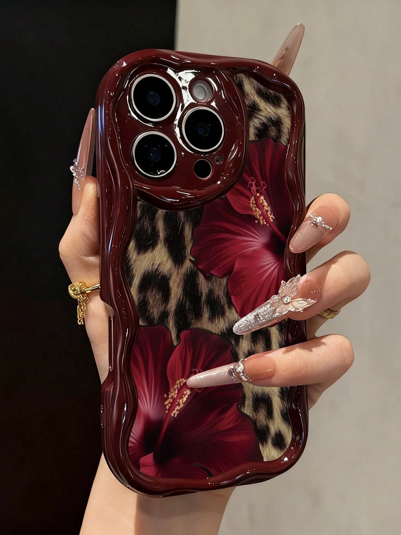 Cheetah,Leopard Print Leopard Print Cream Texture Soft Case Compatible With IPhone 17/17 Pro Max, 16/16 Pro/16 Pro Max, 15, XR, 7P/8P, P12 Pro Max, P13 Pro Max, P14 Pro Max, P13, P14, P11, P12, P14, X