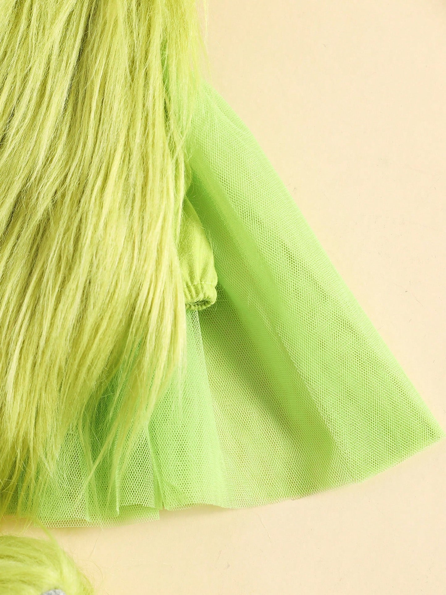 Christmas Baby Costumes Baby Girl Outfit Furry Sleeveless Romper Headband Leg Warmer Green Monster Cosplay Costume