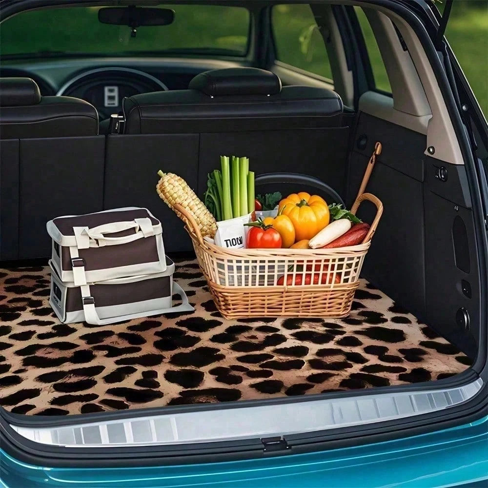 CKnight Item Picture 1pc Car Trunk Mat Size 75x100 Daisy Design Durable Material Universal Car Models Trunks Protects Cargo Easy To And Adds A Touch Of Stylish Beauty To The