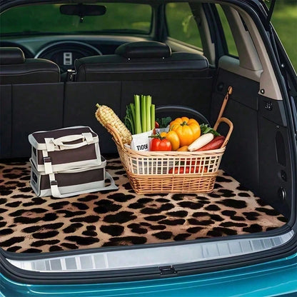 CKnight Item Picture 1pc Car Trunk Mat Size 75x100 Daisy Design Durable Material Universal Car Models Trunks Protects Cargo Easy To And Adds A Touch Of Stylish Beauty To The