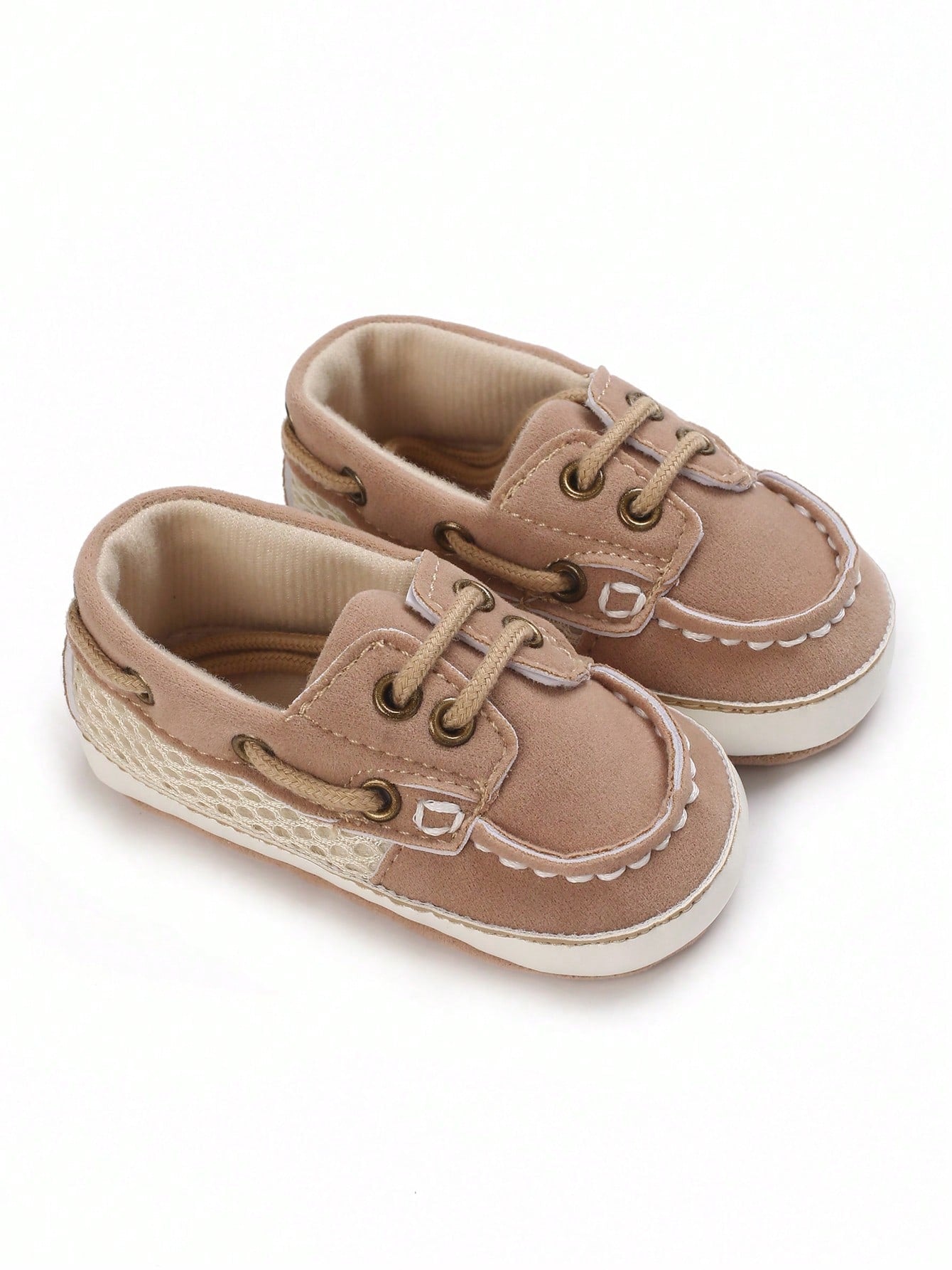 Classic Infant Boys Lace-Up Casual Sports Shoes Soft Sole Comfortable Walking Shoes