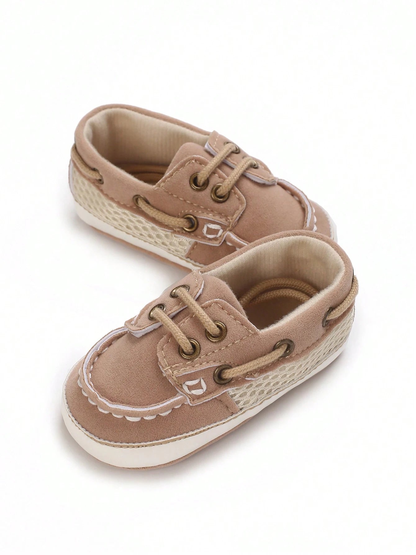 Classic Infant Boys Lace-Up Casual Sports Shoes Soft Sole Comfortable Walking Shoes