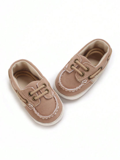 Classic Infant Boys Lace-Up Casual Sports Shoes Soft Sole Comfortable Walking Shoes