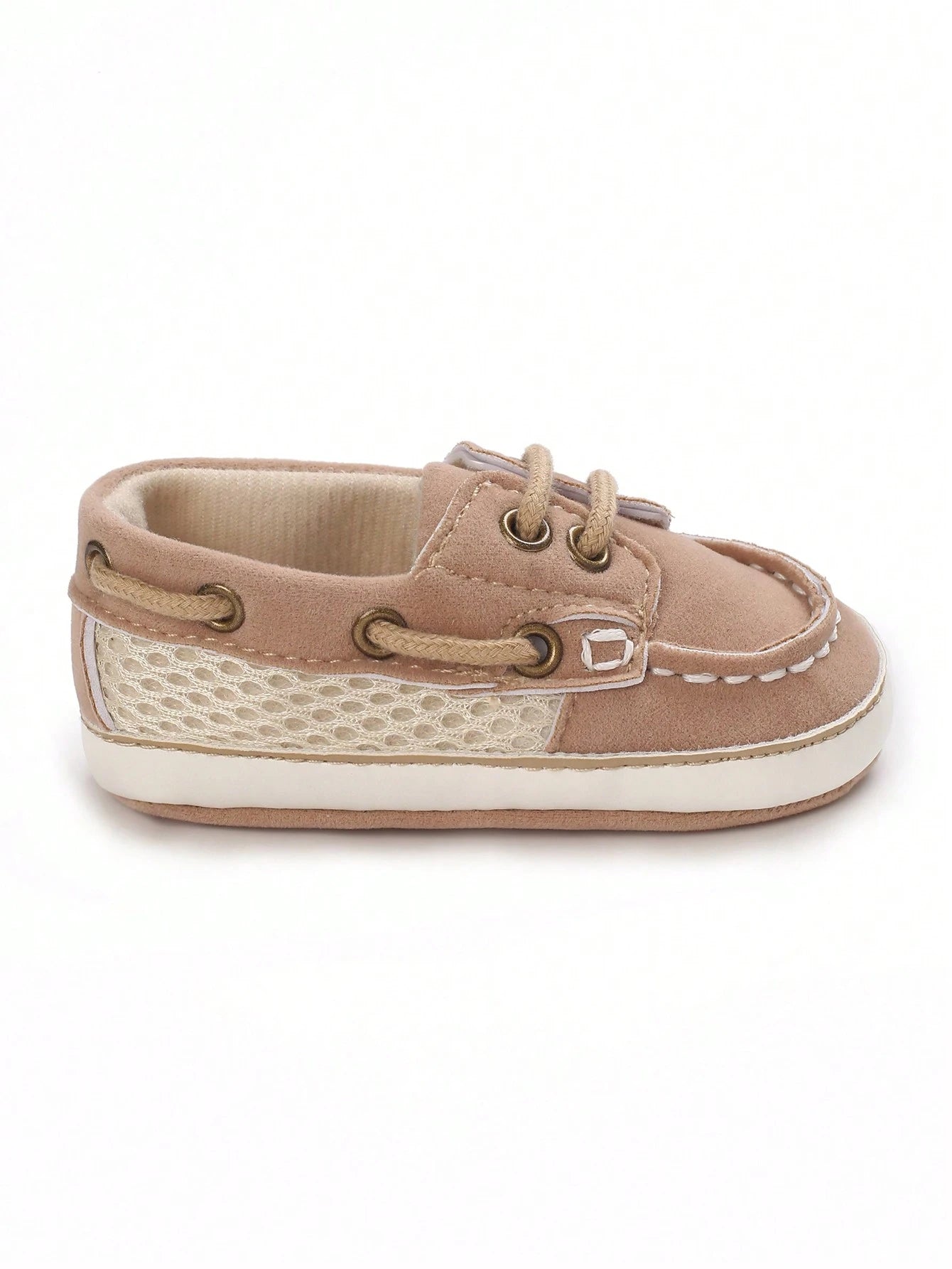 Classic Infant Boys Lace-Up Casual Sports Shoes Soft Sole Comfortable Walking Shoes