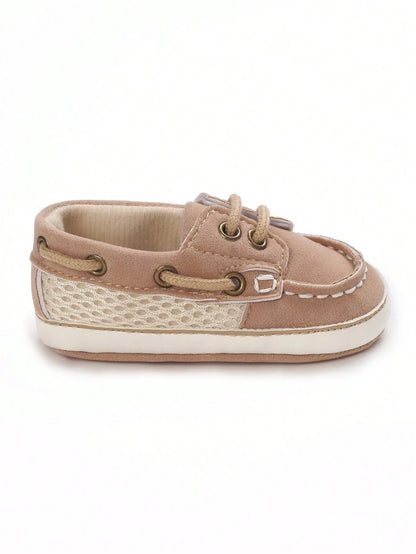 Classic Infant Boys Lace-Up Casual Sports Shoes Soft Sole Comfortable Walking Shoes