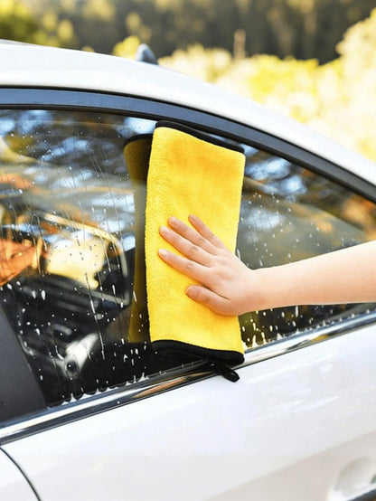 Cleaning Cloth,1/3/5/10pcs High Density Coral Fleece Car Wash Towels, Double-Sided Thick Absorbent Automotive Cleaning Cloths, Glass Wiping Rags, Suitable For Auto Repair Shops, Hotels And Restaurants