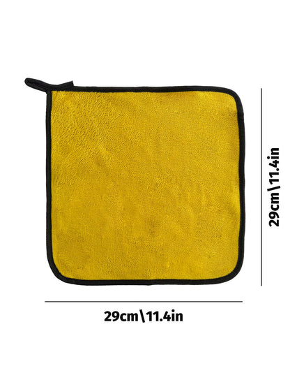 Cleaning Cloth,1/3/5/10pcs High Density Coral Fleece Car Wash Towels, Double-Sided Thick Absorbent Automotive Cleaning Cloths, Glass Wiping Rags, Suitable For Auto Repair Shops, Hotels And Restaurants