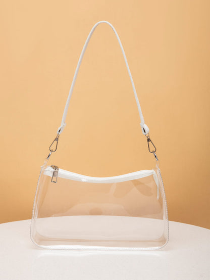 Clear Bag, Stadium Approved 12 X 12 X 6 Clear Transparent Purse Bag For Concerts Sports Events Festivals, Waterproof, Sandproof Transparent Bag, Beach Sports Picnic Snacks Clear Purse For Women