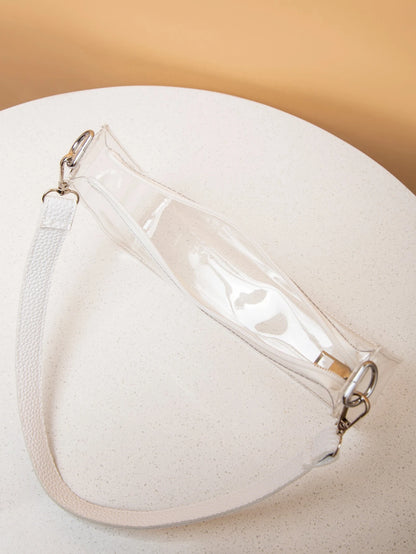 Clear Bag, Stadium Approved 12 X 12 X 6 Clear Transparent Purse Bag For Concerts Sports Events Festivals, Waterproof, Sandproof Transparent Bag, Beach Sports Picnic Snacks Clear Purse For Women