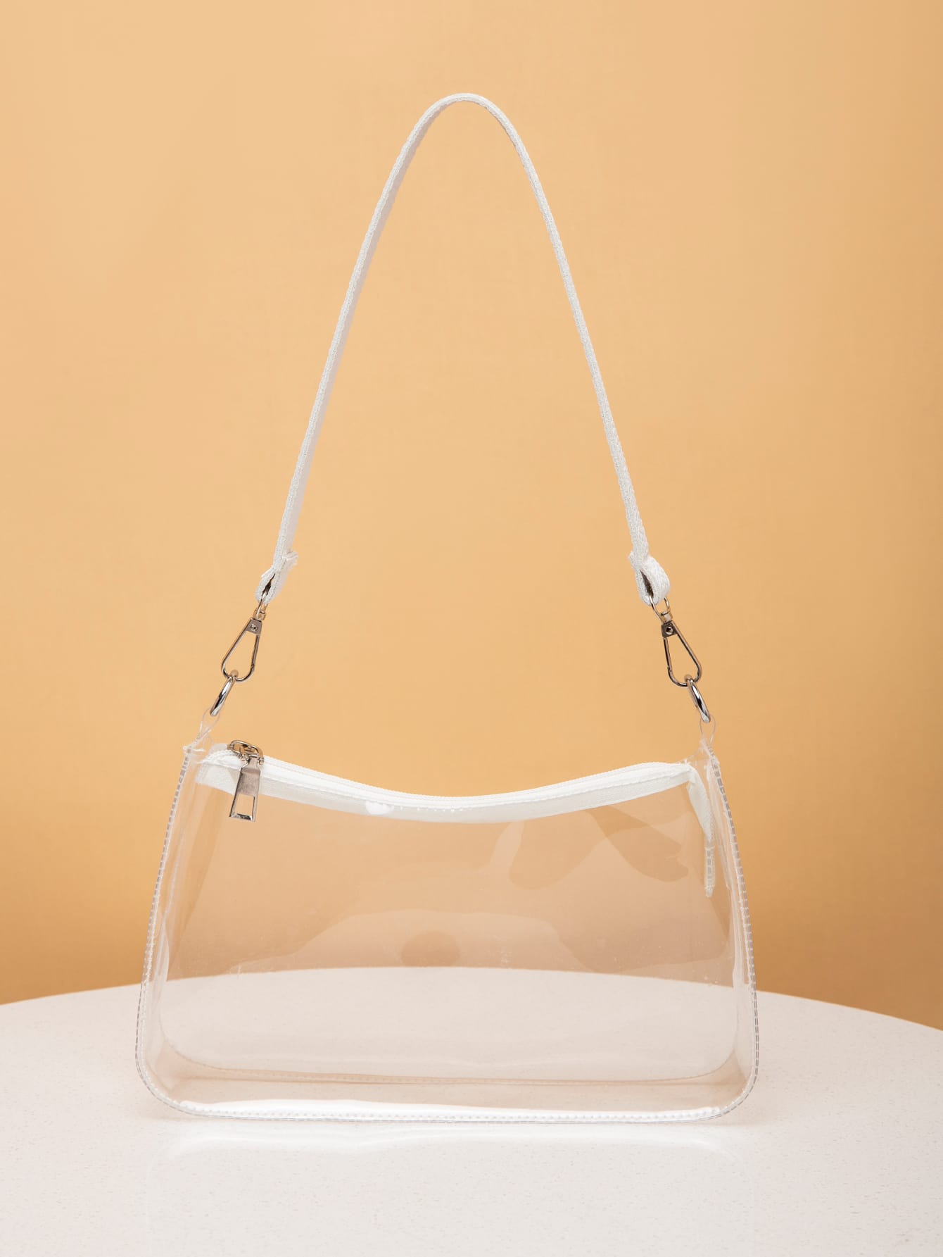 Clear Bag, Stadium Approved 12 X 12 X 6 Clear Transparent Purse Bag For Concerts Sports Events Festivals, Waterproof, Sandproof Transparent Bag, Beach Sports Picnic Snacks Clear Purse For Women