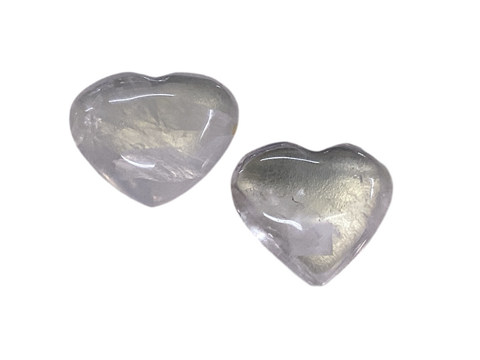 Clear Quartz Carved Heart (small)