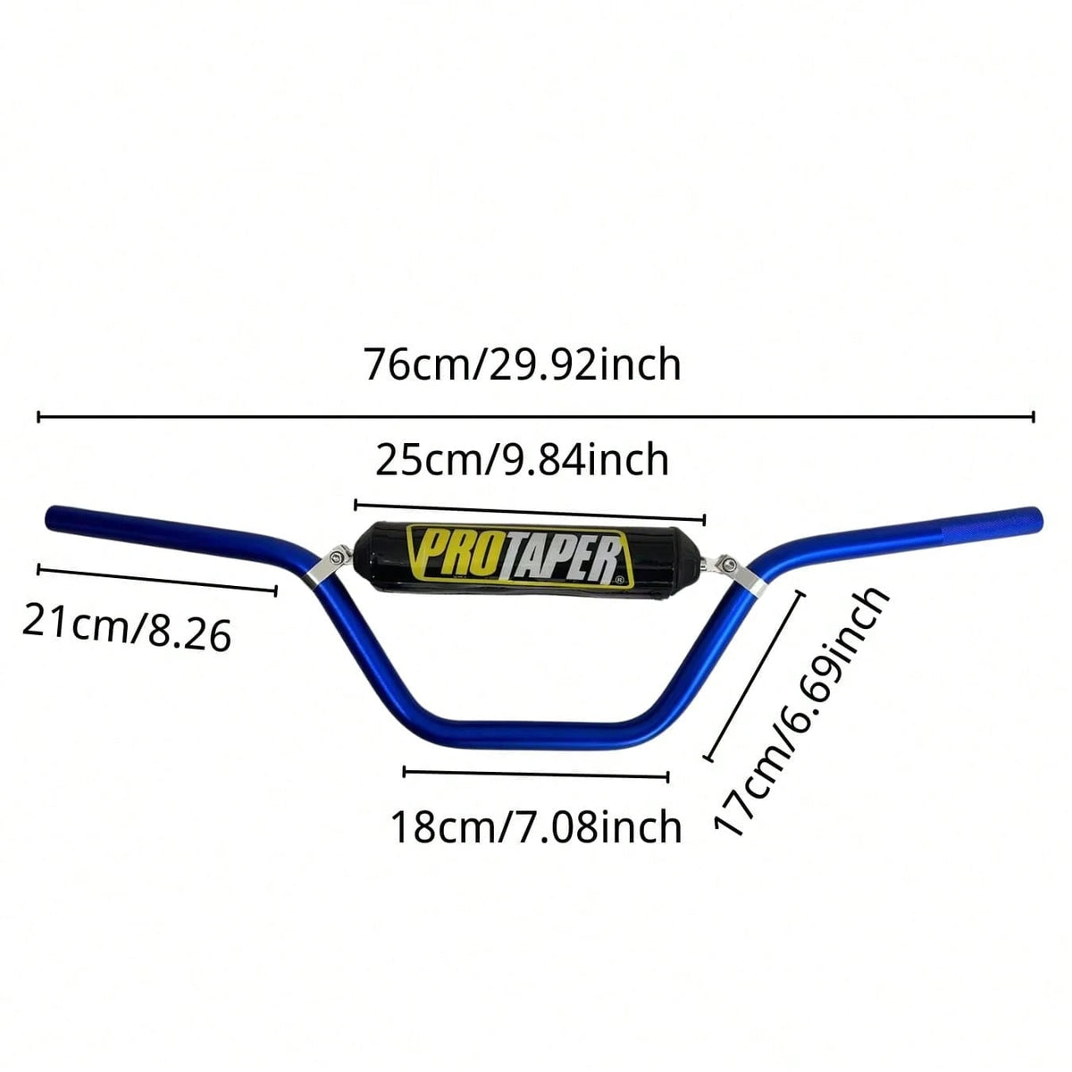 CNC Aluminum Alloy Motorcycle Handlebars| Red Handlebars With Hand Guards| Universal Motorcycle Handlebars Suitable For Pit Dirt Bike ATV KLX110 CRF50 CRF70 CRF110 TTR90 70cc 110cc 125cc 150cc
