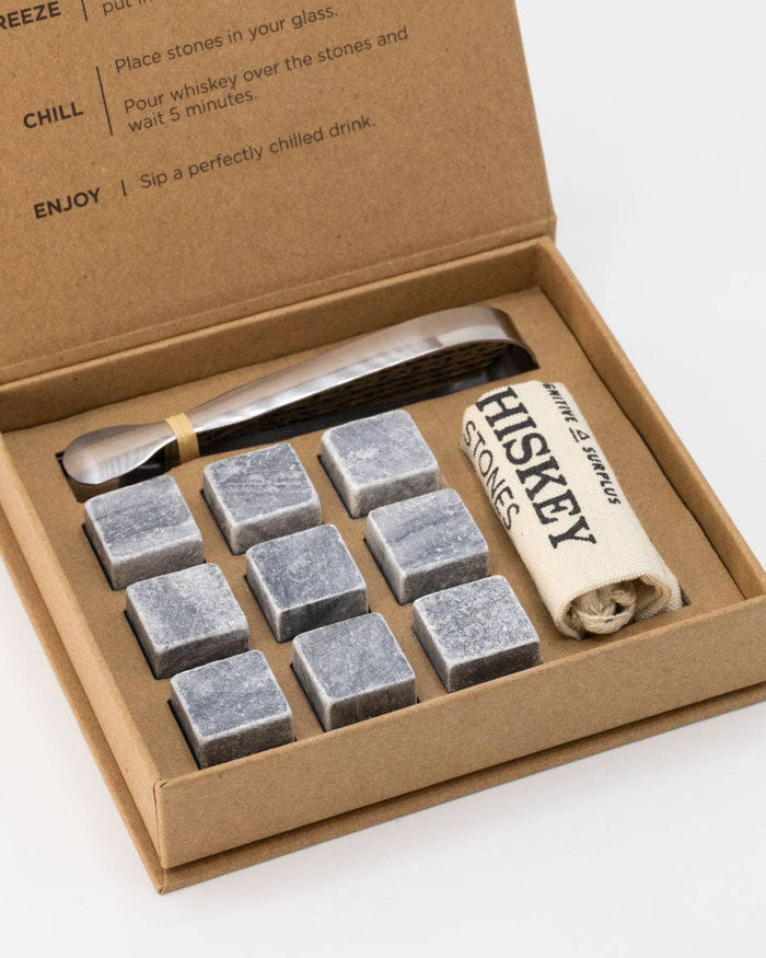 Cognitive Surplus - Soapstone Whiskey Stone Gift Set
