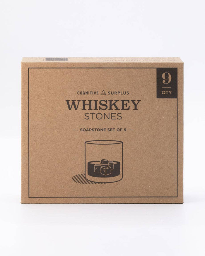 Cognitive Surplus - Soapstone Whiskey Stone Gift Set