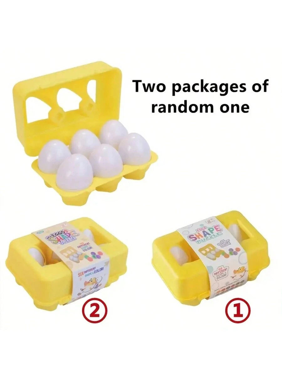 Color And Shape Matching Easter Eggs, Educational Easter Egg Set Toy With Blue Egg Tray, Early Learning Shape And Sorting Recognition Puzzle Skills, Suitable For Toddlers And Kids, Can Be Used As East