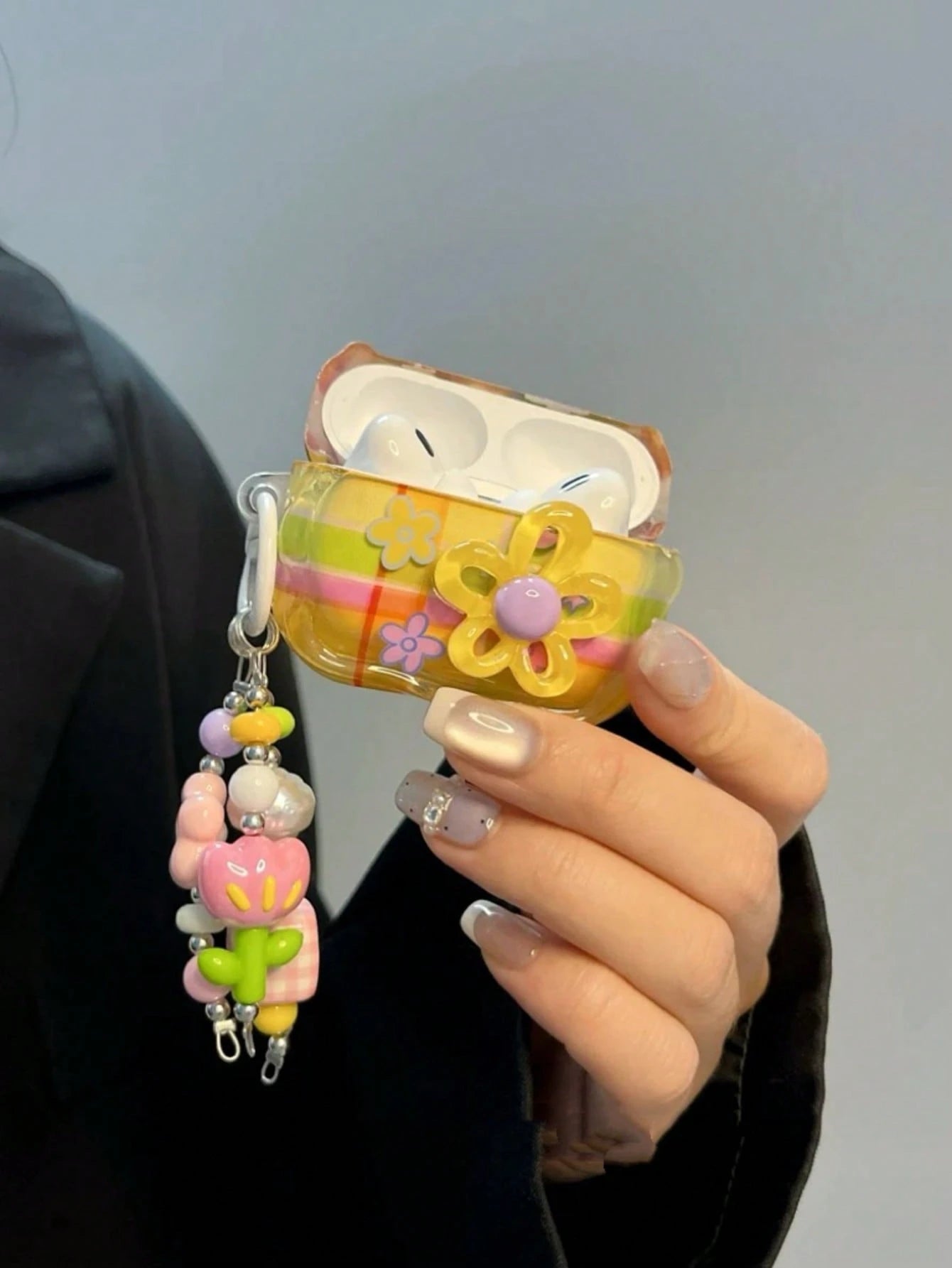 Colorful 3D Floral Pro 3 Case, Suitable For New 3, 2, Pro 2, Girl Accessories