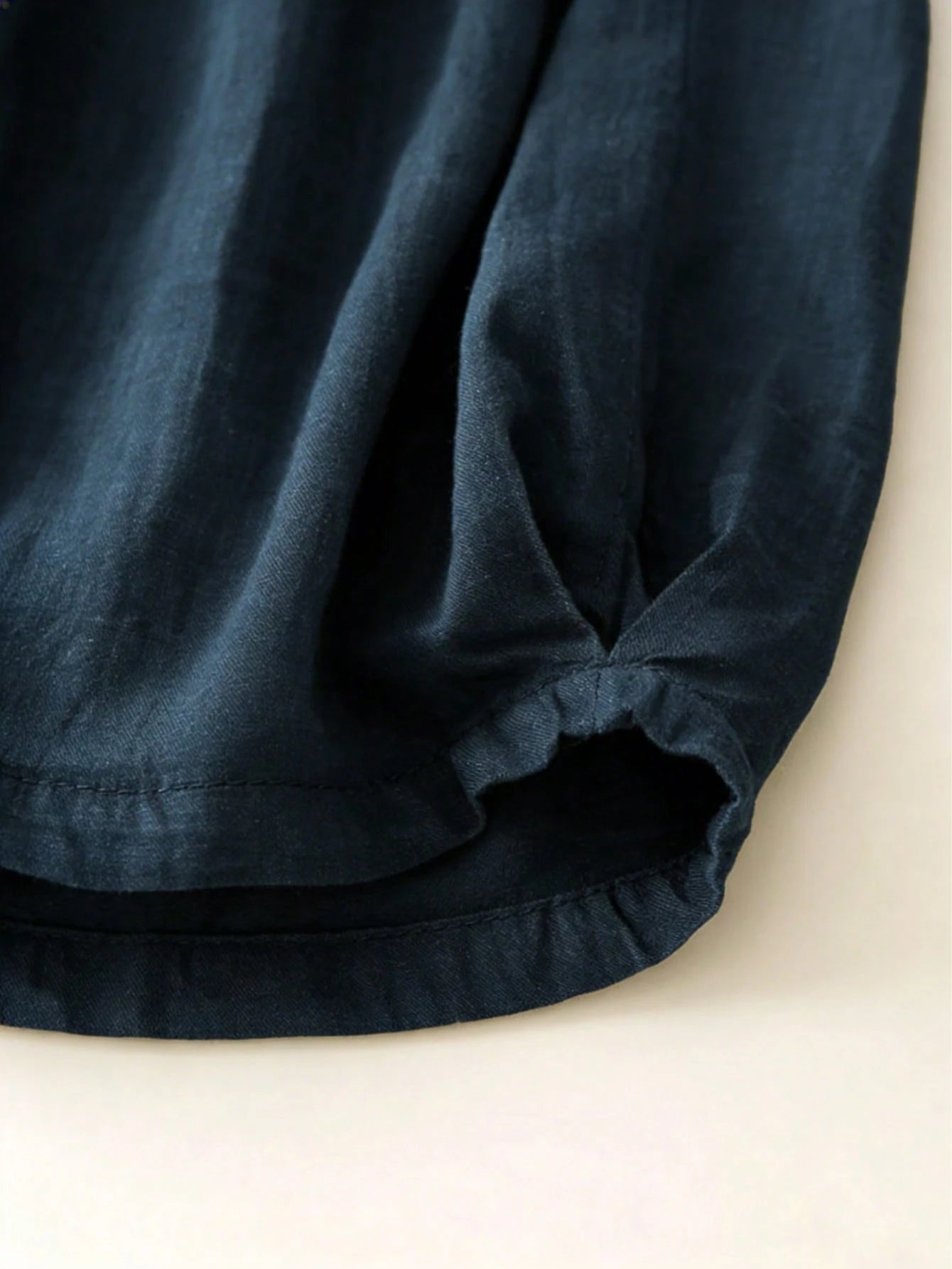 Comfortable Casual High Waist Elastic Linen Drape Pants, Suitable For Autumn & Summer Spring