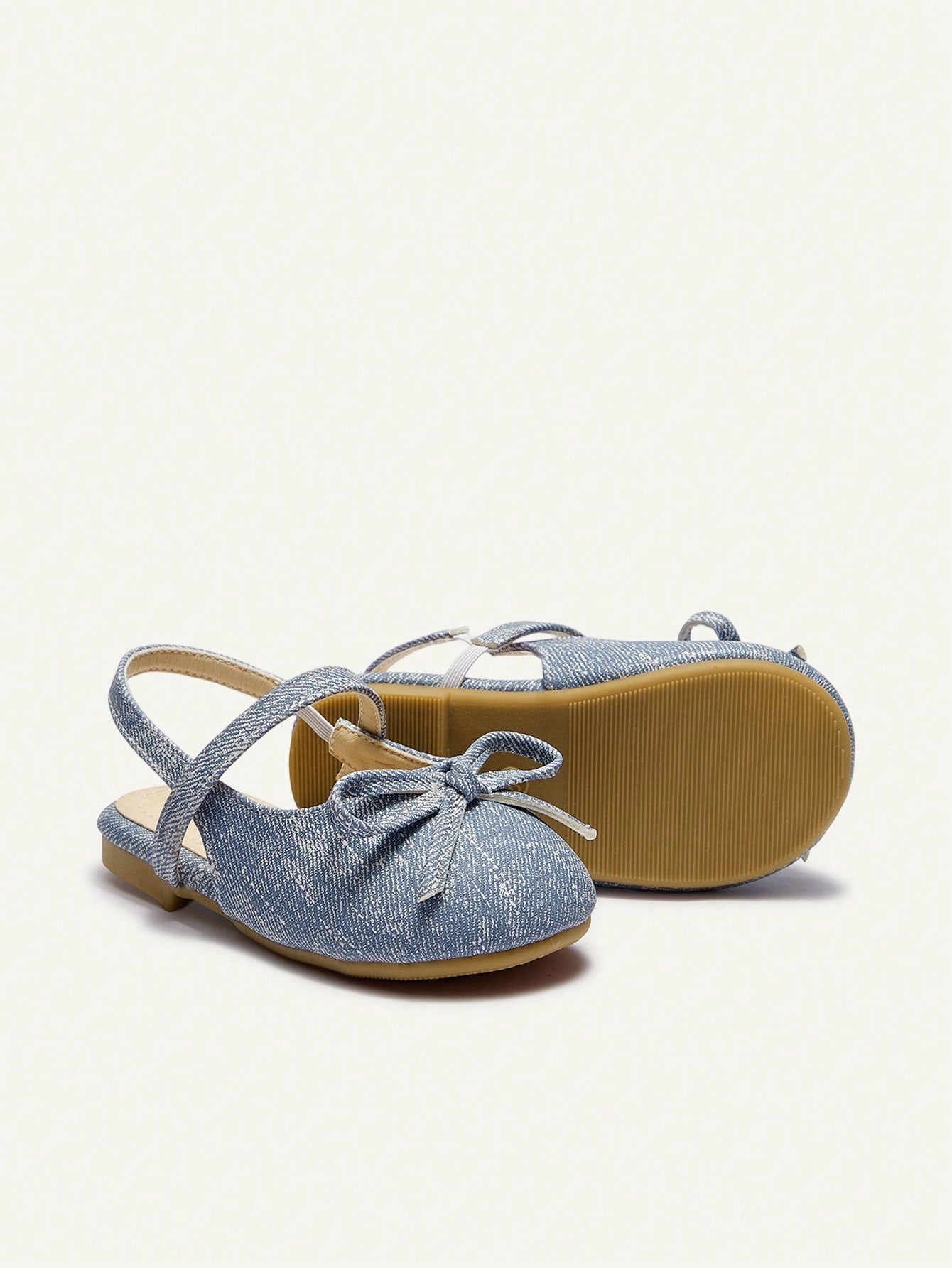 Cozy Pixies Fashionable Versatile Casual Party Fun Princess Style Cute Bow Mule Shoes Princess Wedding Season College Style Girl Baby Flat Shoes Holiday Season