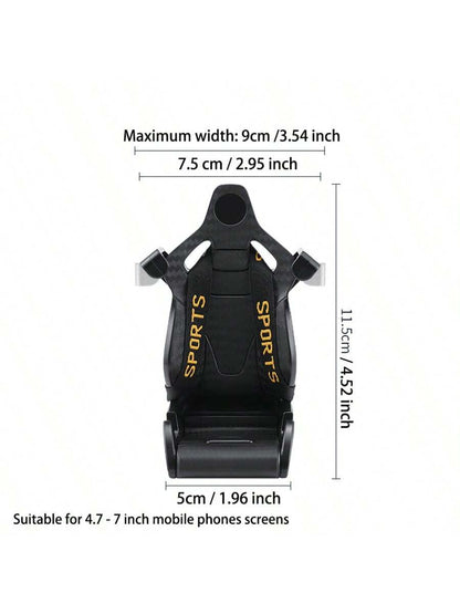 Creative Racing Seat Style Car Phone Holder, Universal Car Air Vent Mount Phone Stand