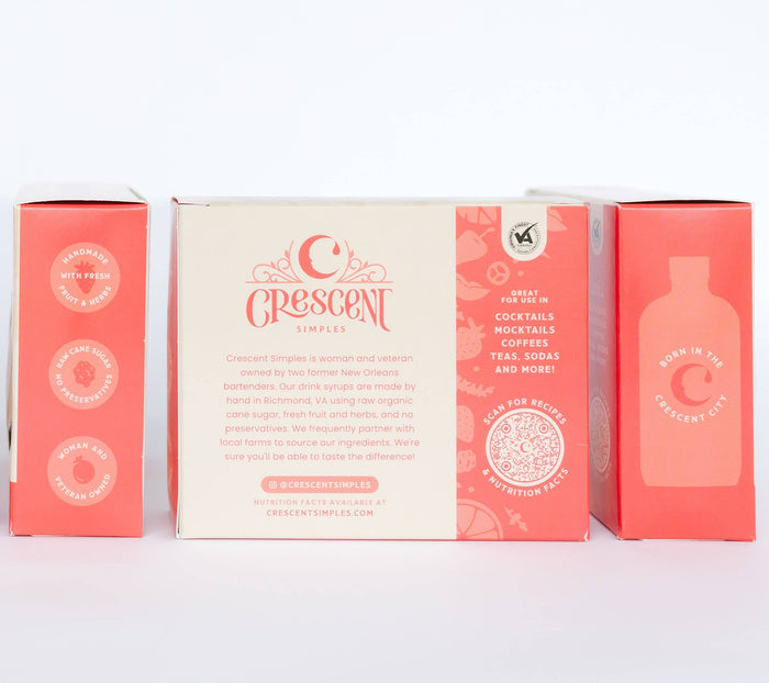 Crescent Simples - Fall Flavors Simple Syrup 3-Pack Gift Box