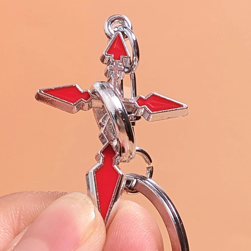 Cross Keychain Chain Cross Pendant, Metal Christian Cross Keychain, Suitable For First Communion, Baptism Gift, Religious Gift, Eid Gift, Event Prize, Souvenir, Halloween, Christmas Inspirational Chri