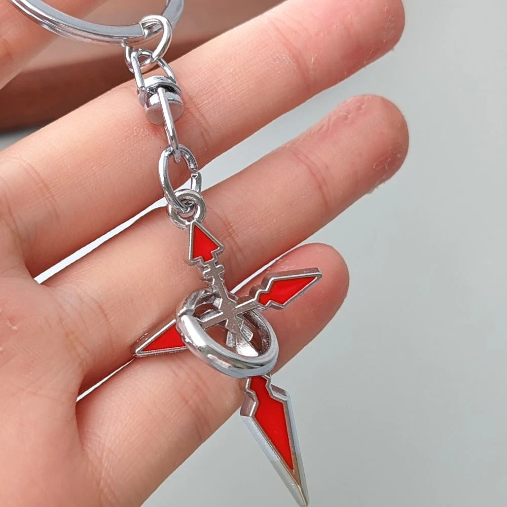 Cross Keychain Chain Cross Pendant, Metal Christian Cross Keychain, Suitable For First Communion, Baptism Gift, Religious Gift, Eid Gift, Event Prize, Souvenir, Halloween, Christmas Inspirational Chri
