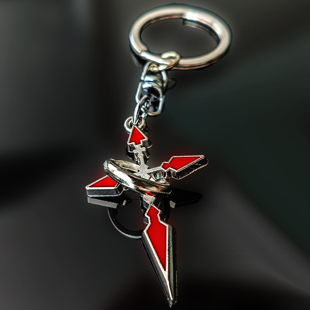 Cross Keychain Chain Cross Pendant, Metal Christian Cross Keychain, Suitable For First Communion, Baptism Gift, Religious Gift, Eid Gift, Event Prize, Souvenir, Halloween, Christmas Inspirational Chri