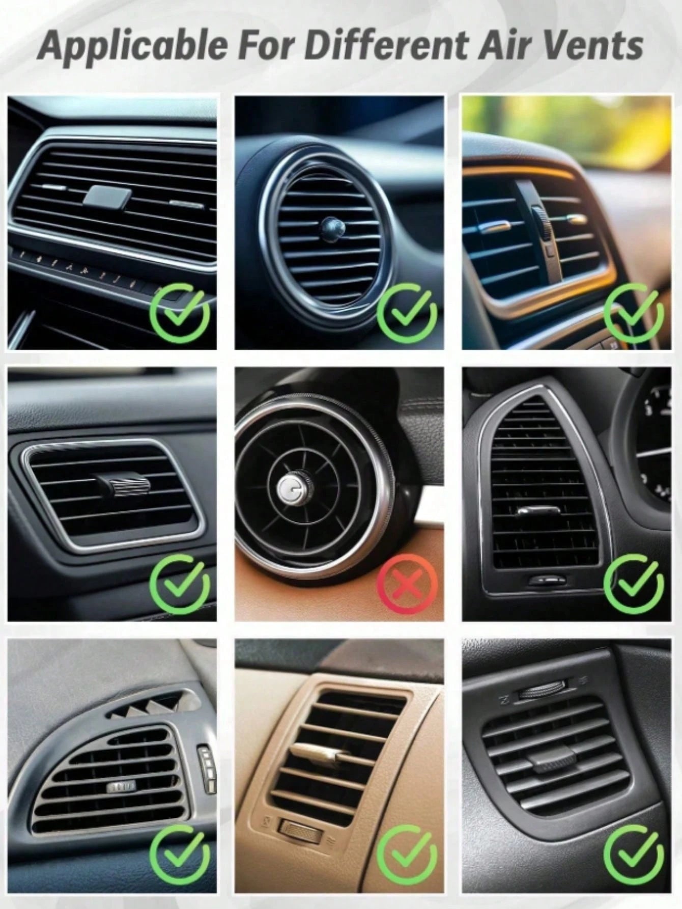 Custom Car Air Vent Photo Decor, Personalized Car AC Vent Photo Ornament, Women's Car Interior Accessories, Car Interior Decoration, Aesthetic Car Decor, Anniversary Gift