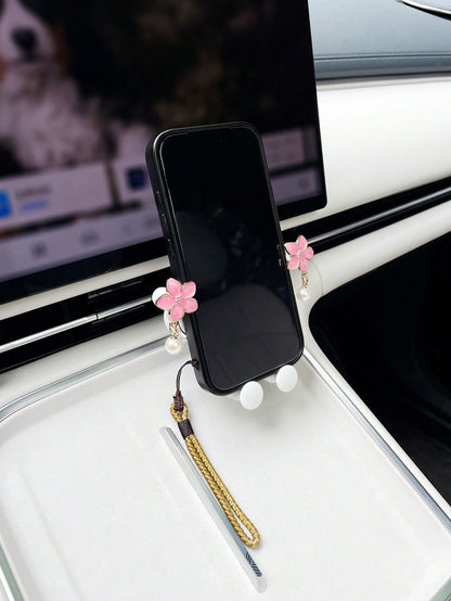 Cute Flower Car Phone Holder, Creative Car Air Vent Navigation Phone Mount, Car Phone Holder, Car Phone Fixed Mount