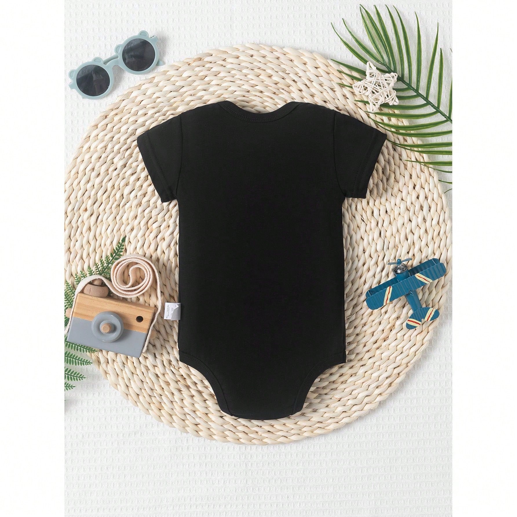 DADDY AND ME Print Funny Baby Romper Casual Comfortable Short Sleeve Newborn Clothes Cotton Fashion Triangle Jumpsuit