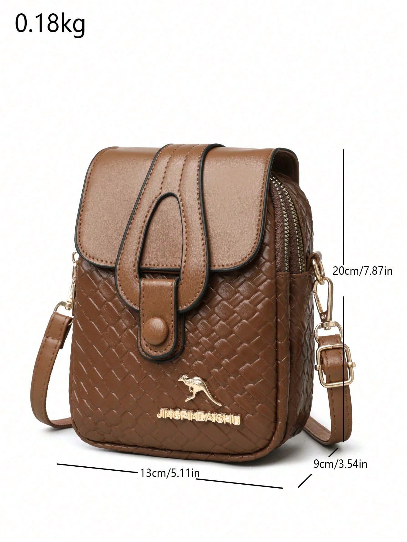 Dedoo Woven Embossed Versatile Women's Shoulder Crossbody Bag, Lightweight Casual Fashionable Commuter And Multi-Purpose Wallet, Suitable As Gift