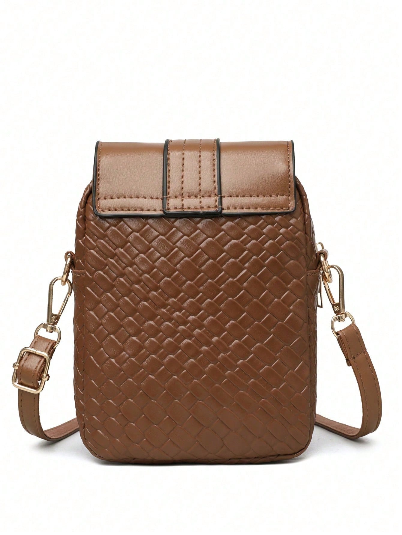 Dedoo Woven Embossed Versatile Women's Shoulder Crossbody Bag, Lightweight Casual Fashionable Commuter And Multi-Purpose Wallet, Suitable As Gift