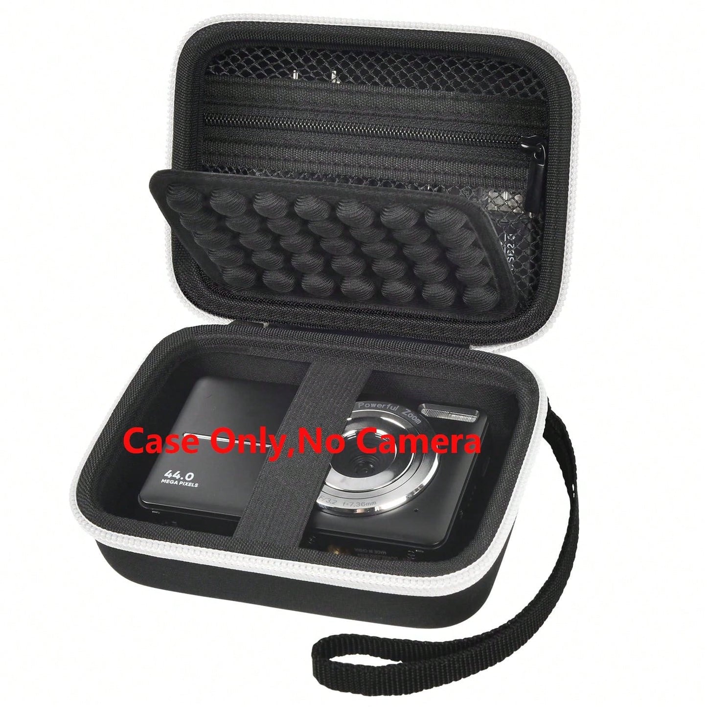 Digital Camera Protective Case Compatible With CAMKORY/Pixpro/VAHOIALD/DSCW800 830/PowerShot 180 190- Case Only (Camera Not Included), Camera Bag